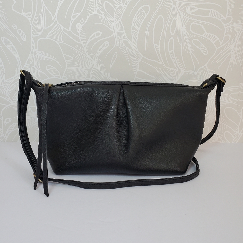 HOBO Kirby Black Leather Small Shoulder Bag - Picture 2 of 10